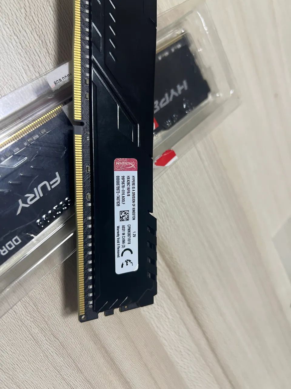 Memória ddr4  hyperx dois pentes de 8 gigas  cada  - Foto 4