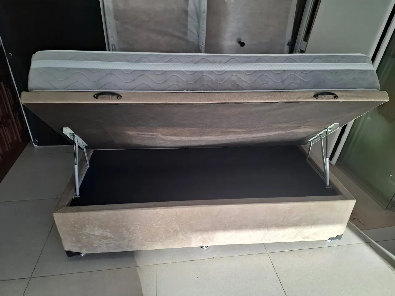 Cama box solteiro Bau 88×188 - Foto 5