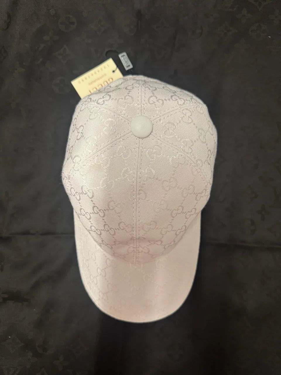 Boné qualidade italiano Gucci branco total white - Foto 2