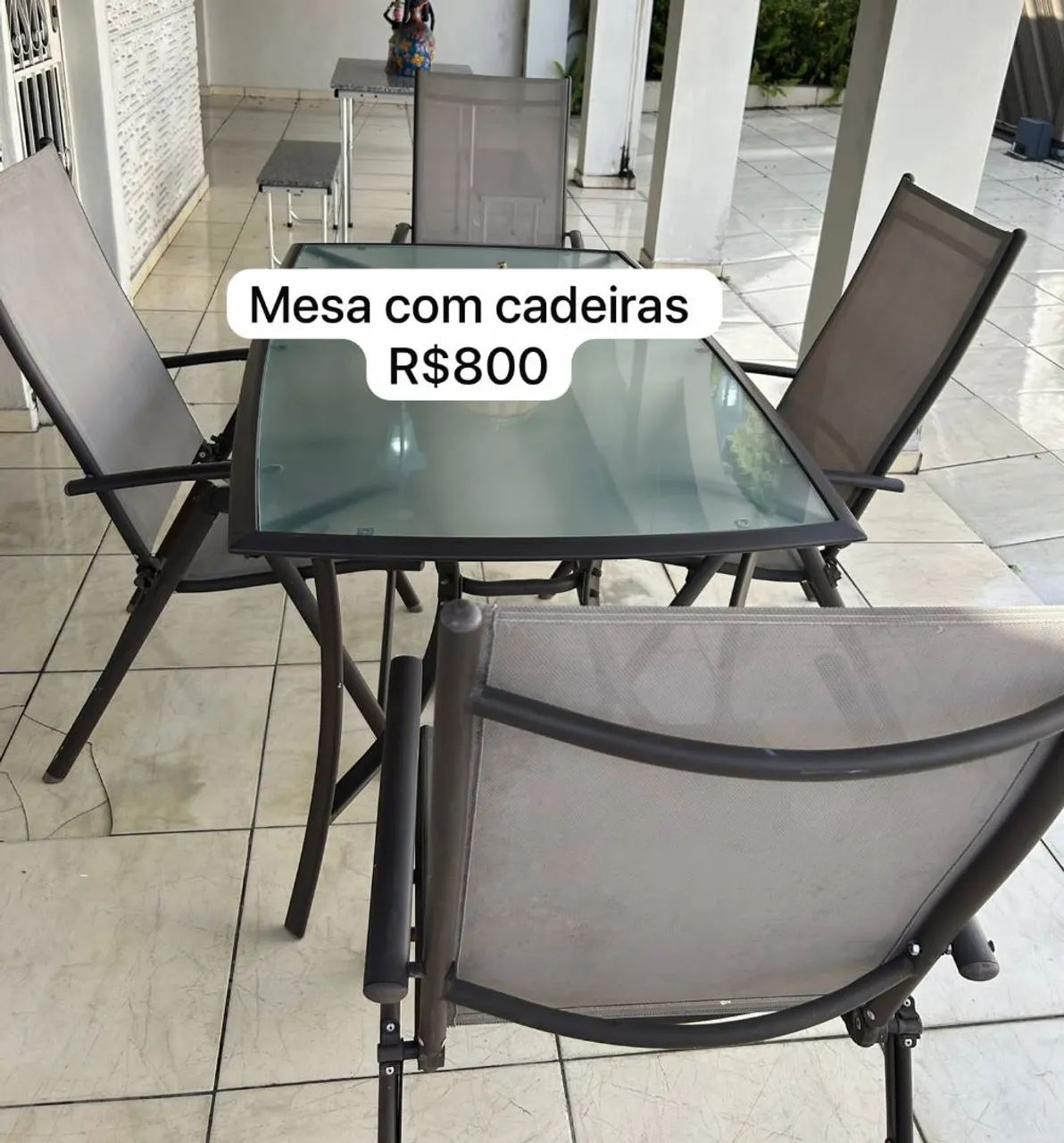 Mesa de varanda 