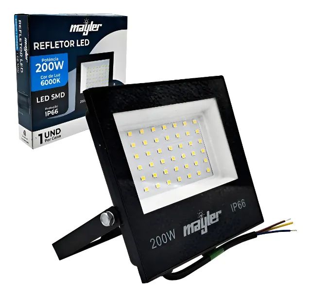  Refletor 200w branco frio super promoçao - Foto 4