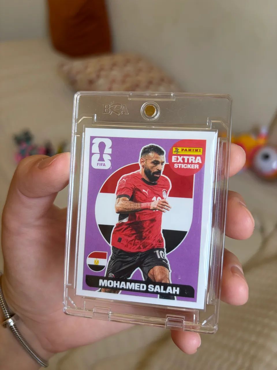 Figurinha Legend Mohamed Salah - Roxa