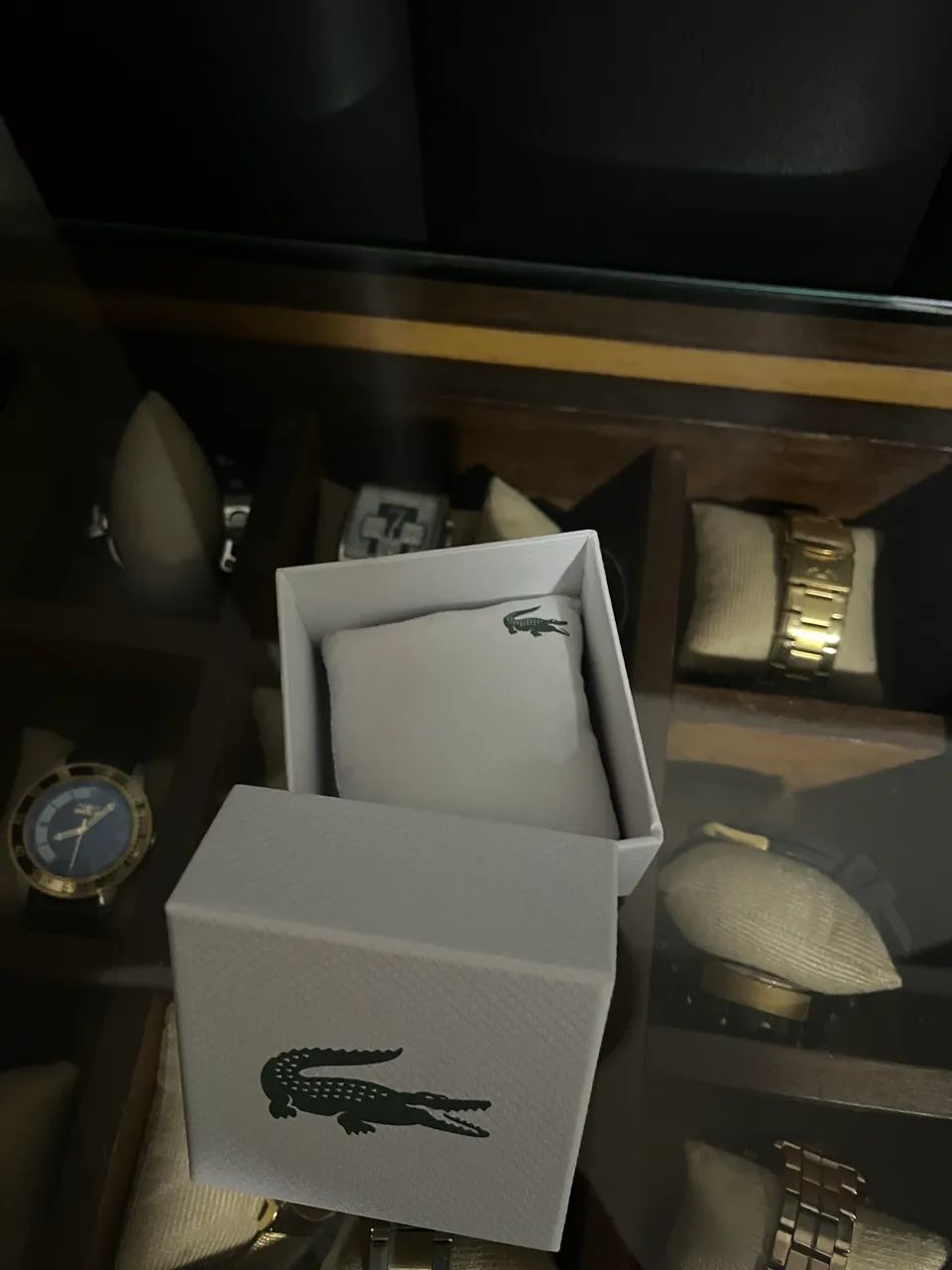 Caixa de relógio Lacoste novo