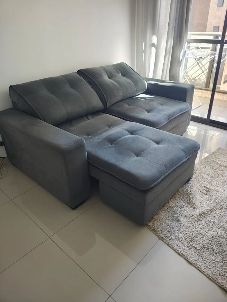 Sofá Retrátil Semi Novo - Perfeito Estado - Foto 3