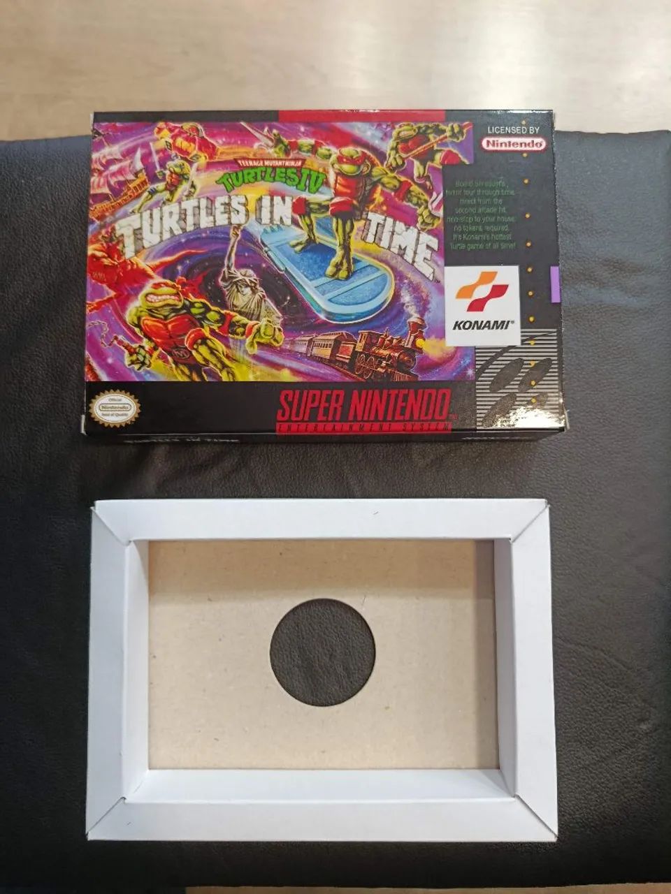 Caixa Repro de SNES Turtles in Time - Foto 3