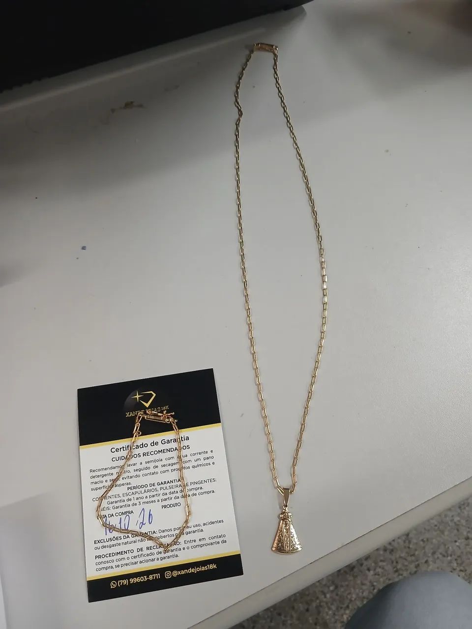 Corrente banhada a ouro 18k - Foto 2
