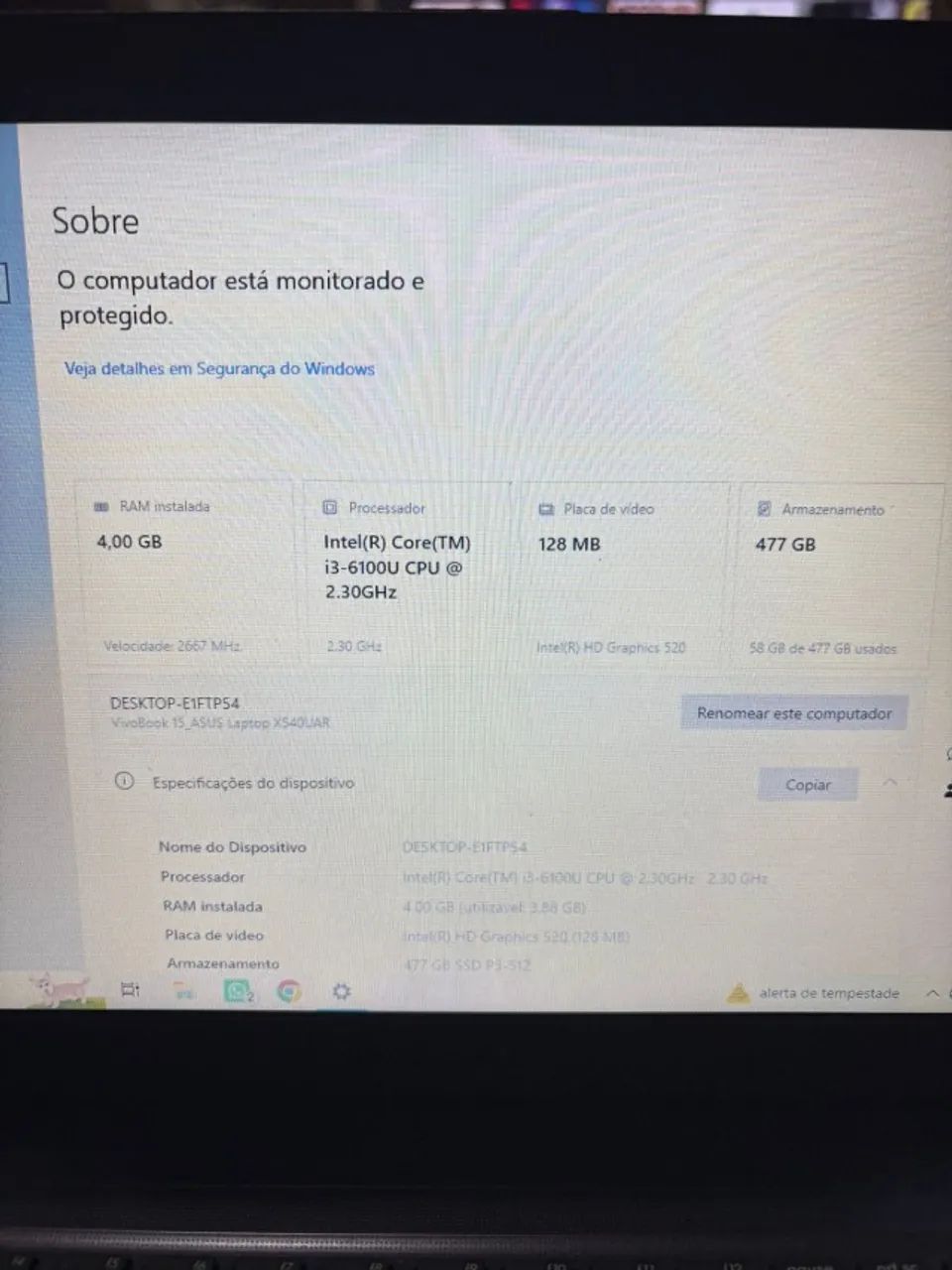 NOTEBOOK ASUS   - Foto 4