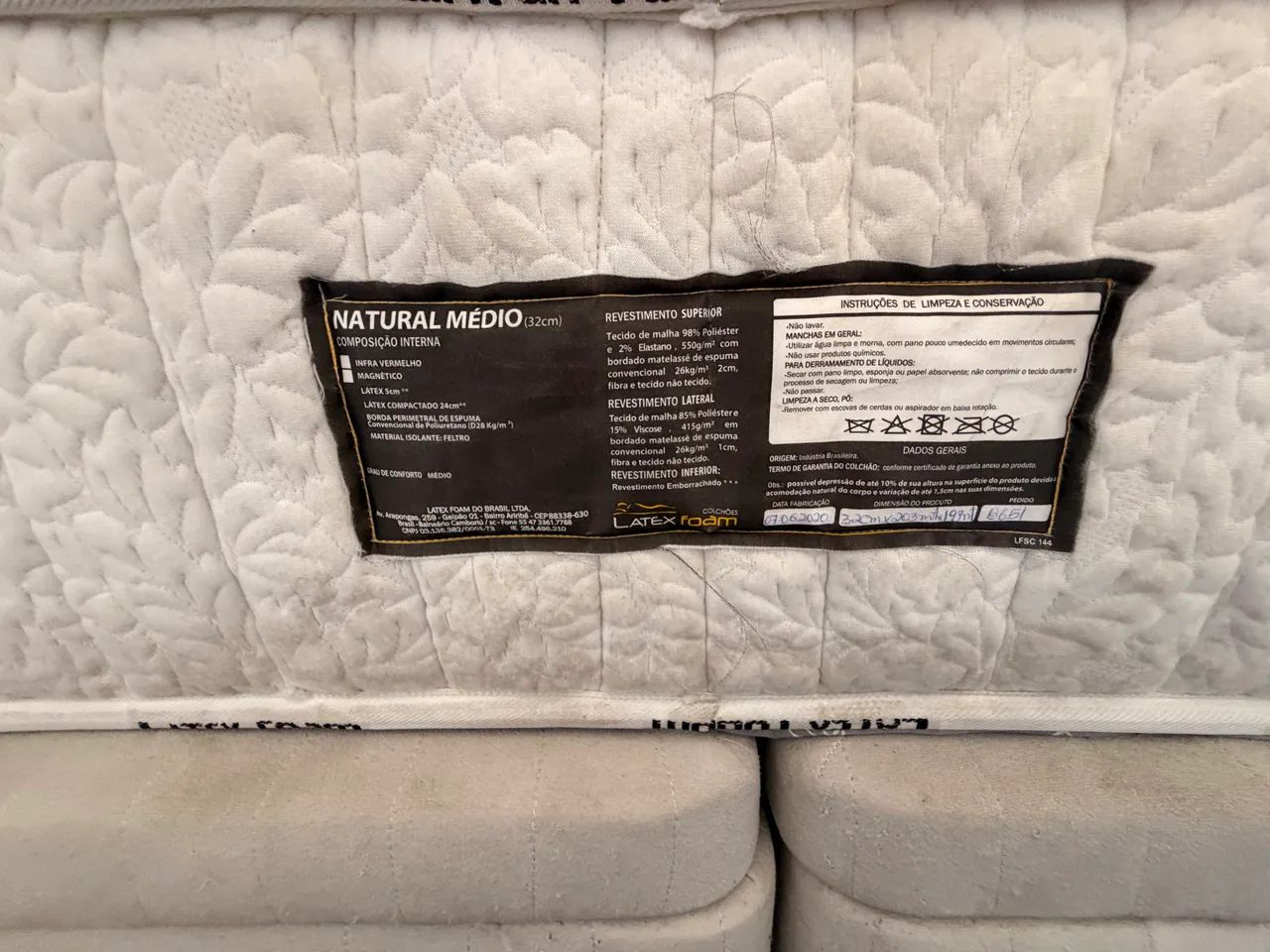 Cama king size box baú + colchão  - Foto 3