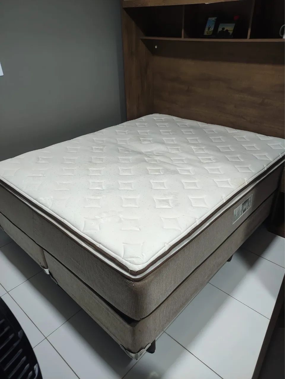 Cama Box Queen: Colchão Plumatex  - Foto 4