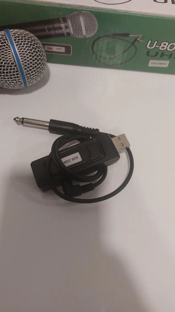 Microfone  UHF u-8017x  JWL - Foto 4