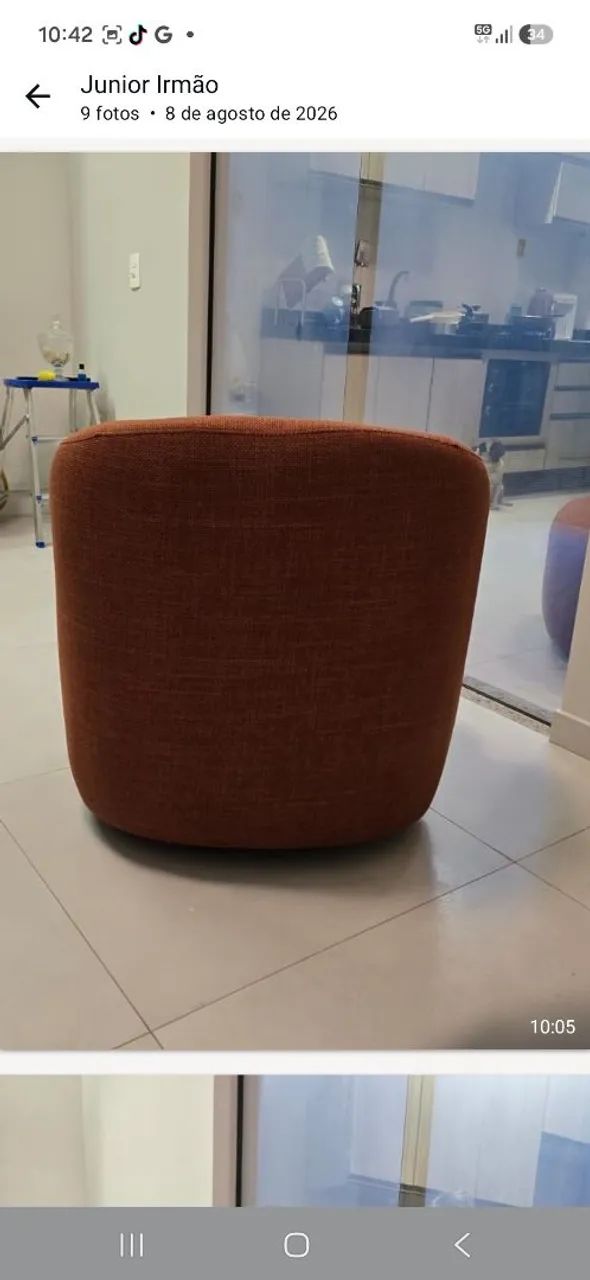 Vendo uma poltrona 6 meses de uso motivo mudança - Foto 3