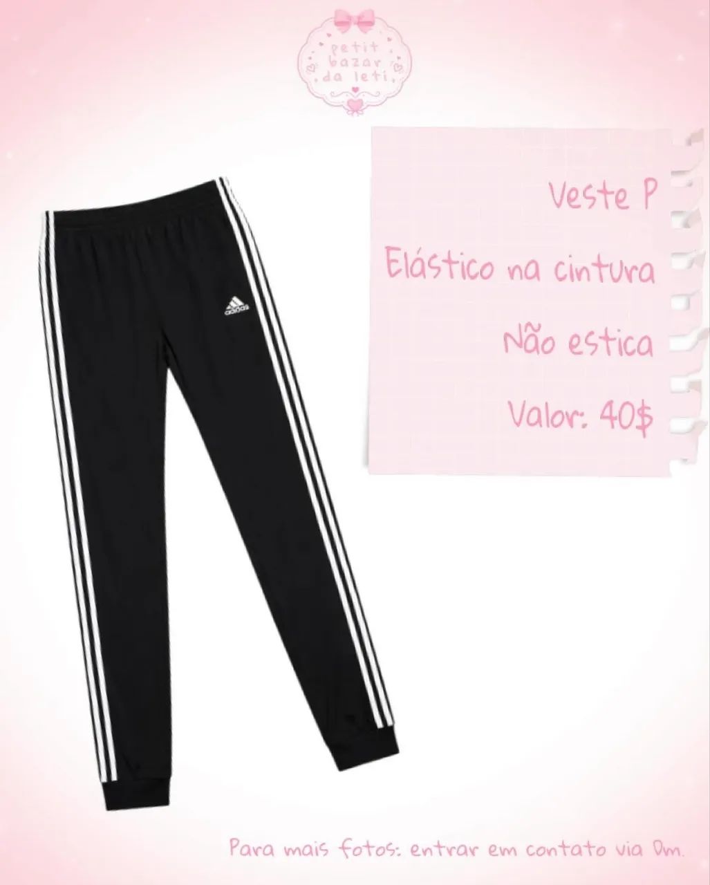 Calça preta P