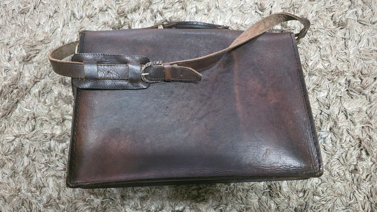 Bolsa carteiro couro legítimo  - Foto 2