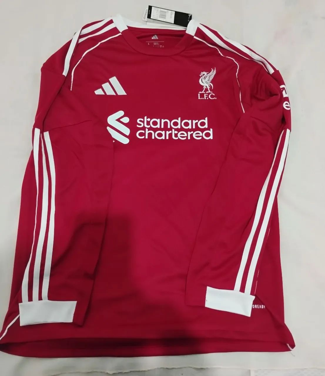 CAMISA LIVERPOOL HOME MANGA LONGA 