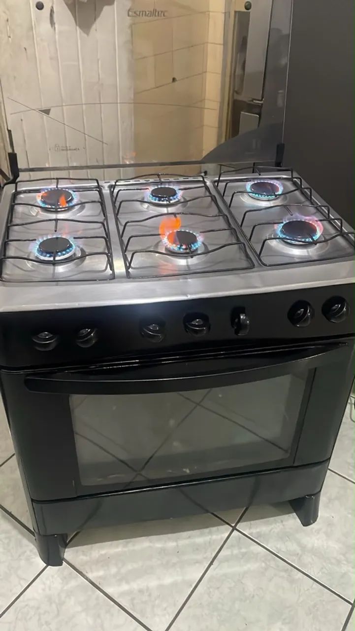 Fogão 6 Bocas Esmaltec 