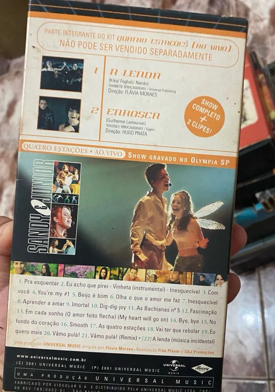 vhs sandy e junior - as quatro estações o show - Foto 2