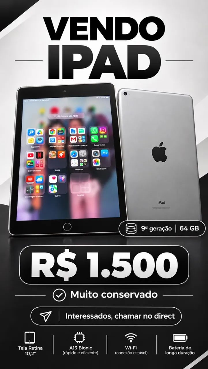 iPad 9 geração 