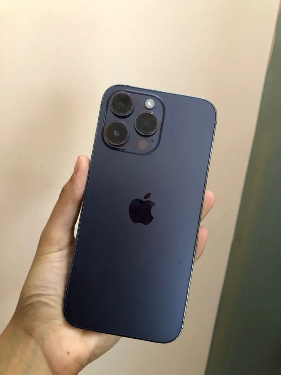 iPhone 14 pro max roxo 256g seminovo todo original  - Foto 4