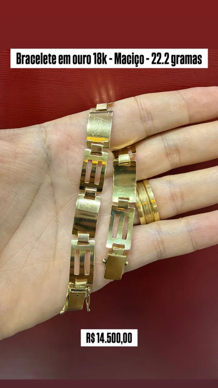 Bracelete ouro 18k - Foto 2