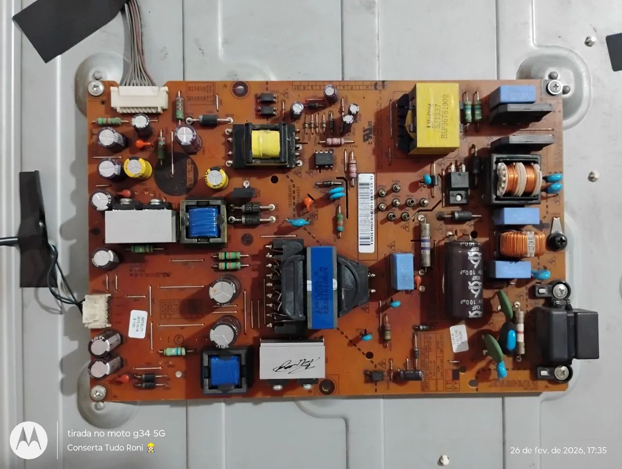 Placa da fonte TV LG 55LA6214 - Foto 2