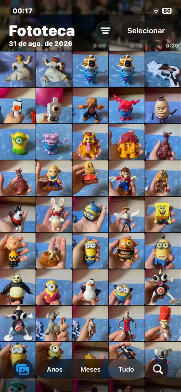 Bonecos Mc Donalds