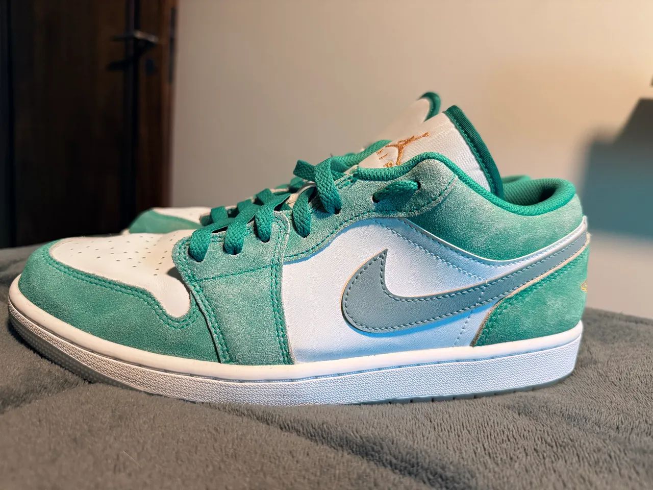 Nike Jordan 1 Low New Emerald - Foto 2