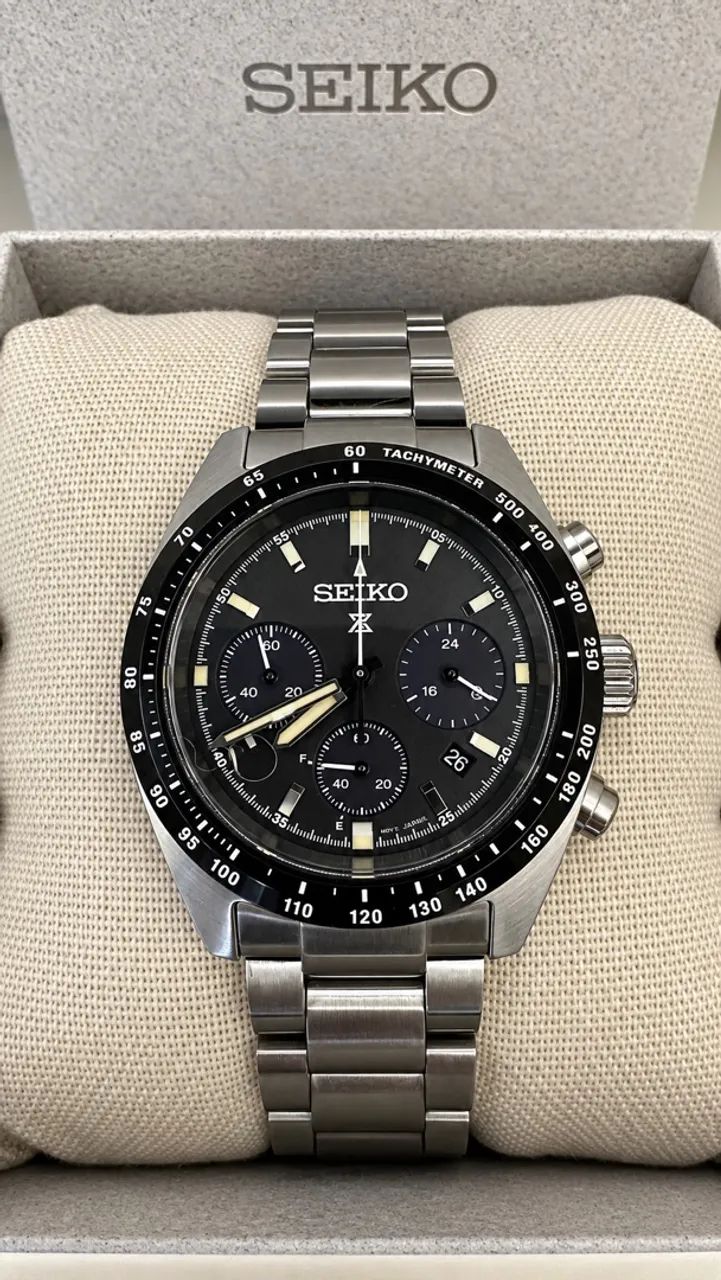 SEIKO PROSPEX SPEEDTIMER PRETO RARO