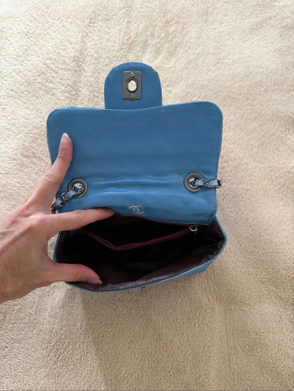 Bolsa Mateassê azul - Foto 3