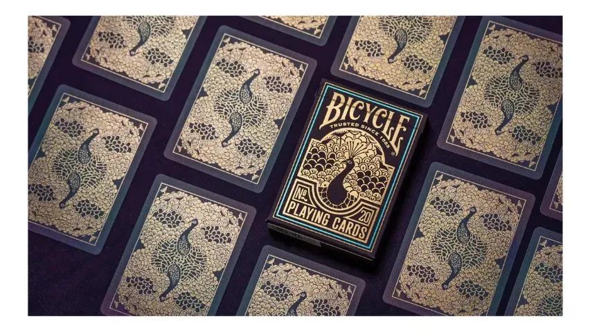 Baralho Bicycle Peacock Premium FOIL - Foto 3
