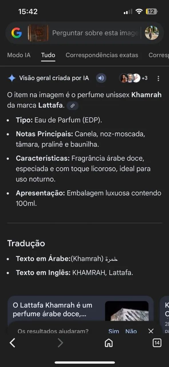 Perfume Árabe 100ml unissem Khamrah - Lattafa. - Foto 4