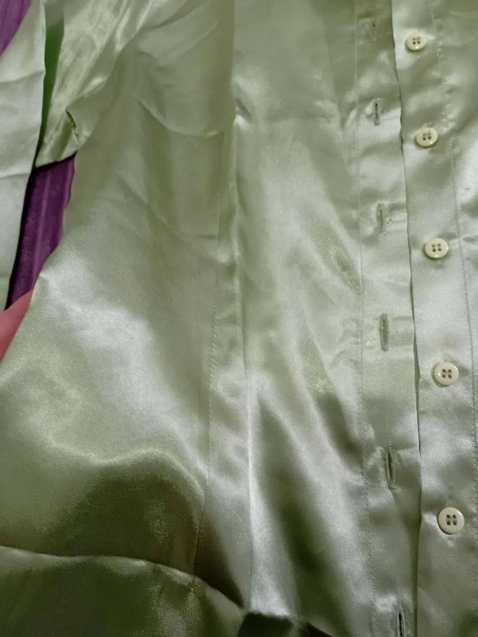 Camisa de cetim social  - Foto 2