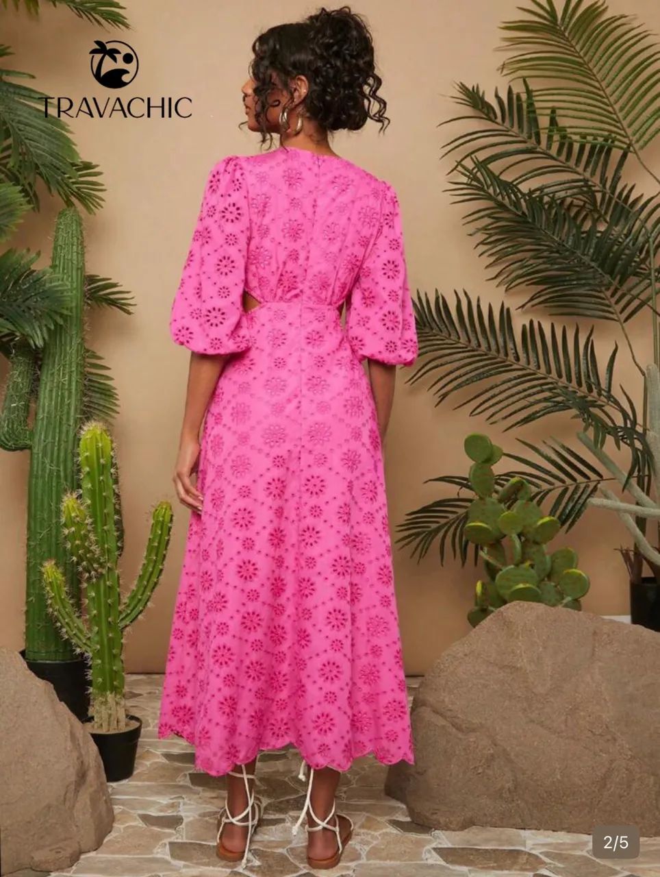 Vestido travachic estilo Farm  - Foto 2