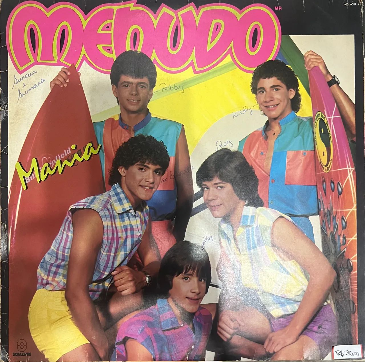 Disco Vinil Menudo
