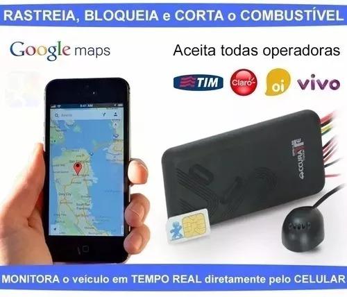 Rastreador e bloqueador veicular GPS gt06 Accurate escuta interna, sem mensalidade