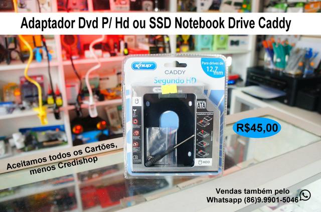 Adaptador Caddy para SSD notebook