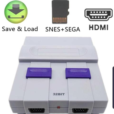 Super Nintendo HDMI com entrada para cartão SD - Foto 3