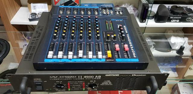 Sistema de som Profissional line + sub