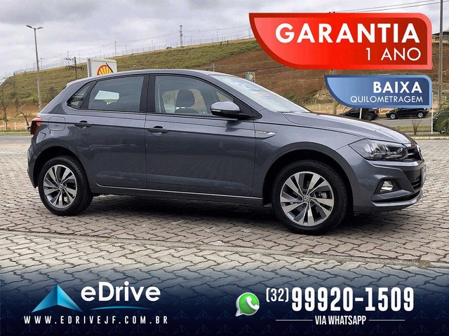 VOLKSWAGEN POLO COMFORT. 200 TSI 1.0 FLEX AUT. 1 ANO DE GARANTIA BAIXO KM TOP 2020