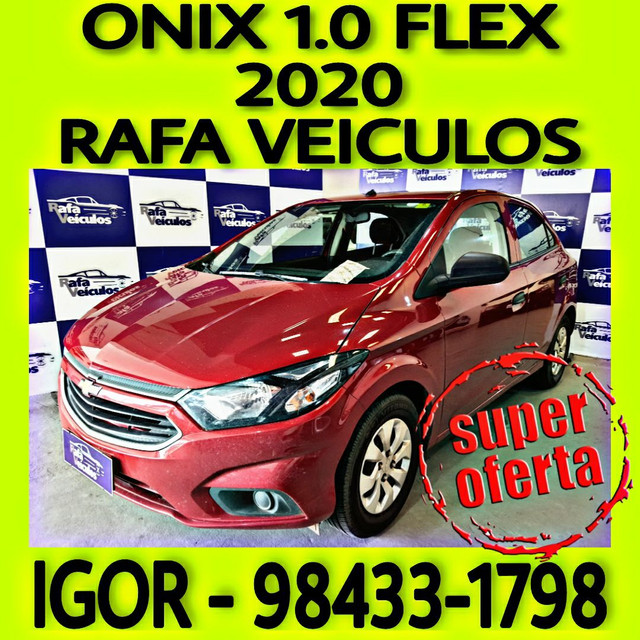 CHEVROLET ONIX JOY 1.0 FLEX 2020 NA RAFA VEICULOS JJWE
