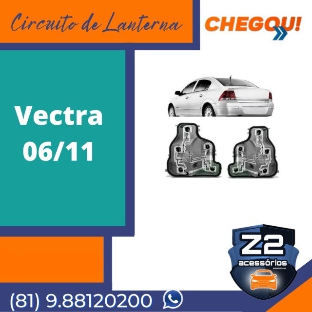 Circuito Placa Lanterna Traseira Gm Vectra 2006 A 2011