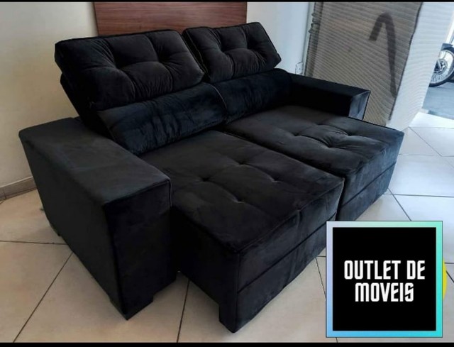 Sofá Retratil Reclinável Premium 2,00 mts  - Foto 2