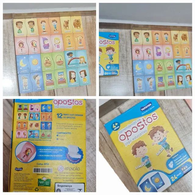 Aprendendo os Opostos - Jogo Educativo - Toyster Brinquedos