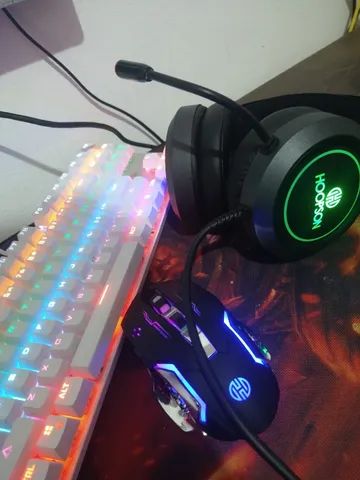 Kit Gamer - Teclado e Mouse -TC249 Army Kyler Warrior e Headset