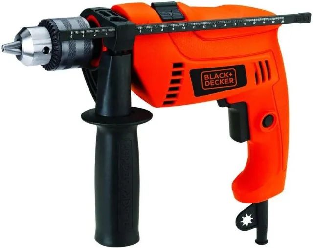 Furadeira De Impacto B&d 550w Variável 3/8 C/maleta Hd455k1 - Foto 2