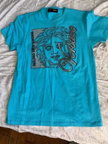 Camisa Versace Jeans Couture azul claro  - Foto 2