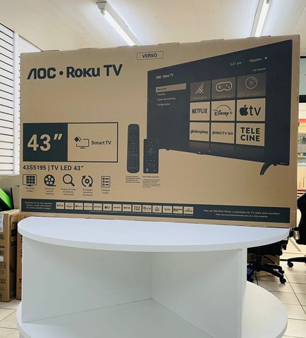 Tv AOC smart lacrada 43? - o melhor preço da região - aceito troca 