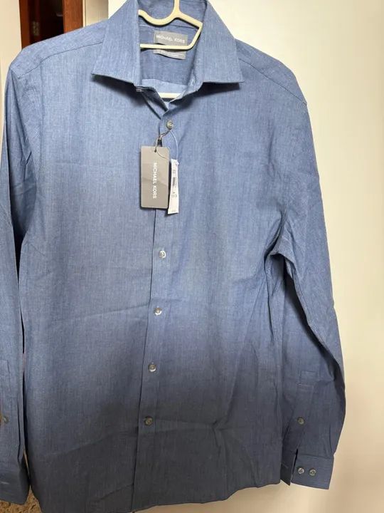 Camisa Michael Kors Denim Azul -M- - Foto 2