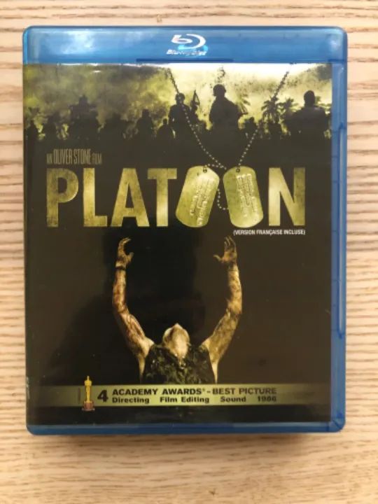 Blu-Ray Platoon. Importado. Com legendas em Português