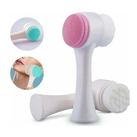 Escova Facial 3D Massagem Limpeza Esfoliação Suave Dia a Dia Skin Care wpp:43. * - Foto 2