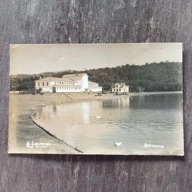 Postal fotográfico de Balneário na cidade de São Lourenço